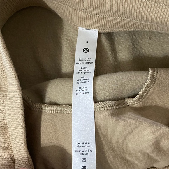 Lululemon Scuba High Rise Full Length Joggers | Trench | Size 4 - Picture 3 of 9